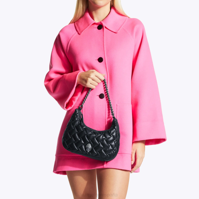 Kurt Geiger mujer bandolera de cuero london 2LPR278 | bolsas combinación negra